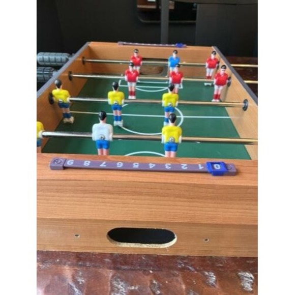 Mini Foosball Table 14 Inch Table Top Football Soccer Game Table For Kids - Picture 7 of 7